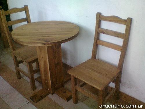 Mesas redondas para bar restauranre pub pizzerías parrillas de madera