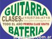Clases de Guitarra y Batería en Martínez, Olivos, presencial y online