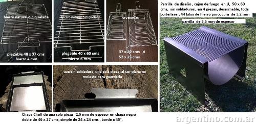 Plancha Bifera Para Cocinar A La Chapa 50x25 Espesor 3,2 Mm