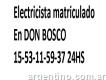 Electricista 24hs en don bosco tel. 15-531159-37