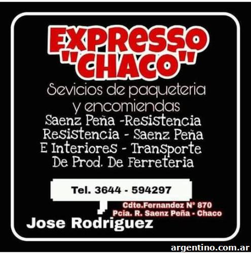 Transporte expreso chaco tel fono y horarios Calle 7 00 y