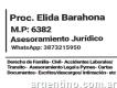 Asesoramiento Jurídico Proc. Elida Barahona